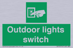 Outdoor lights switch